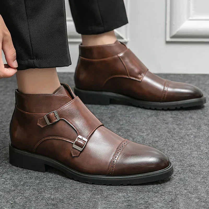 JansenStyle™ ダレル|ダブルバックルブーツ