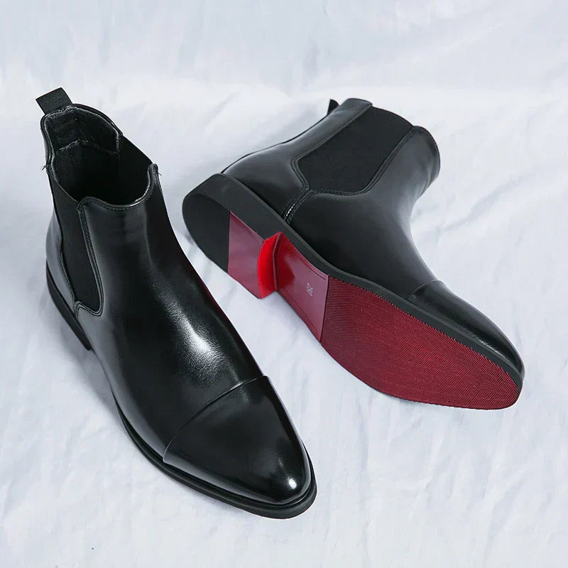 JansenStyle™ ダミアン|レザー製チェルシーブーツ