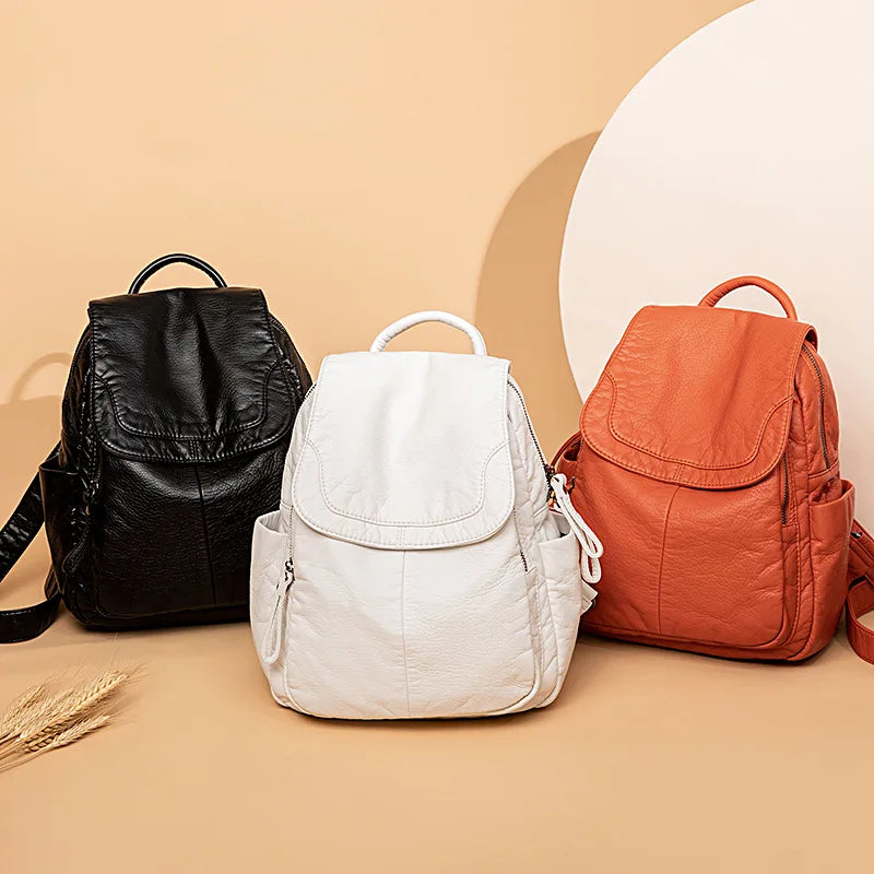 Viola™ | ウォッシュドレザー バックパック