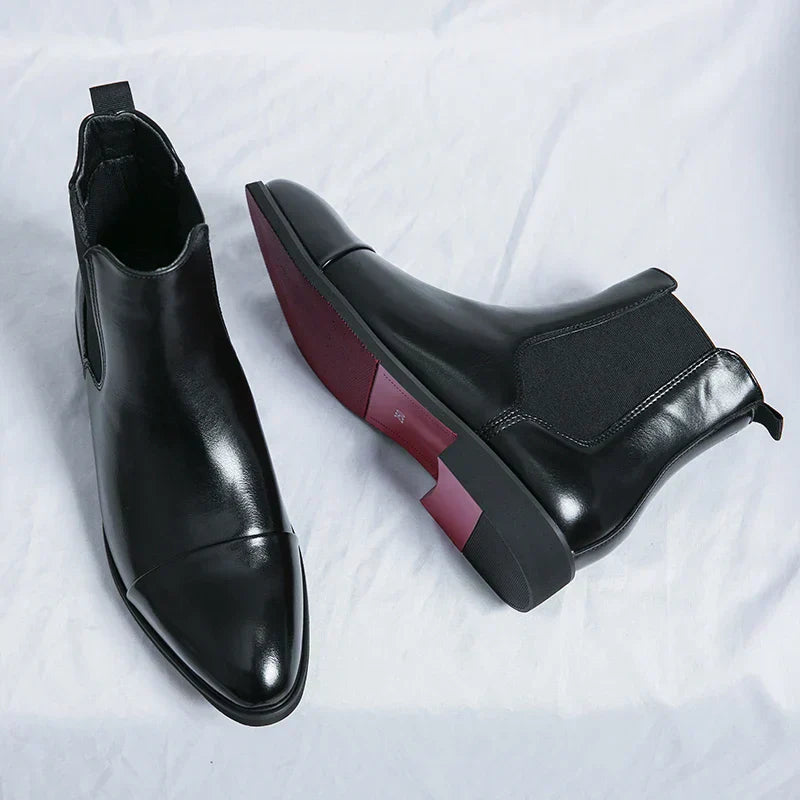 JansenStyle™ ダミアン|レザー製チェルシーブーツ