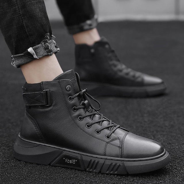 JansenStyle™|ディエラン|レザー製ブーツ