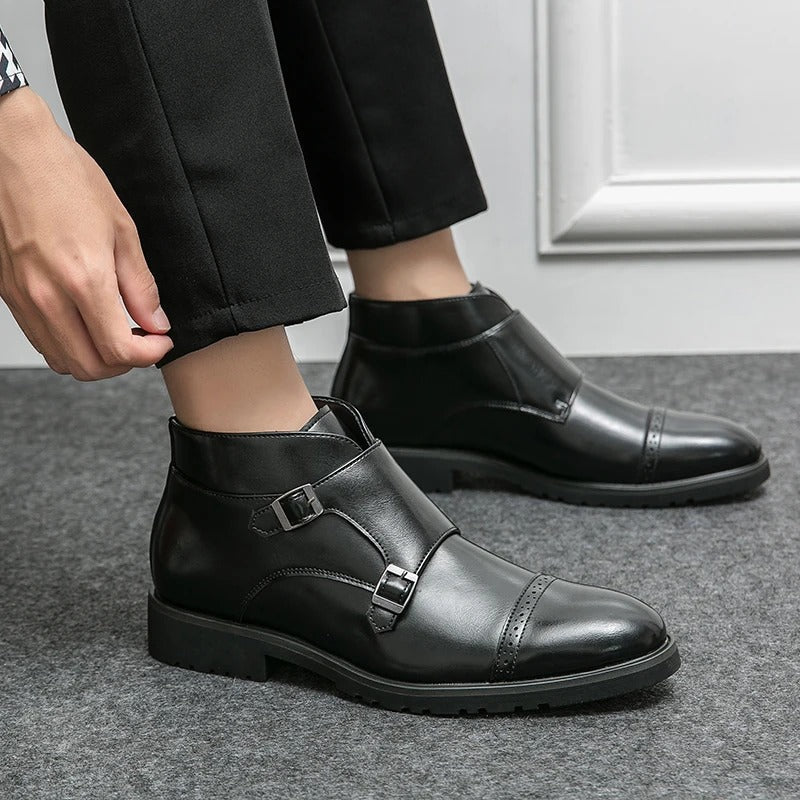 JansenStyle™ ダレル|ダブルバックルブーツ
