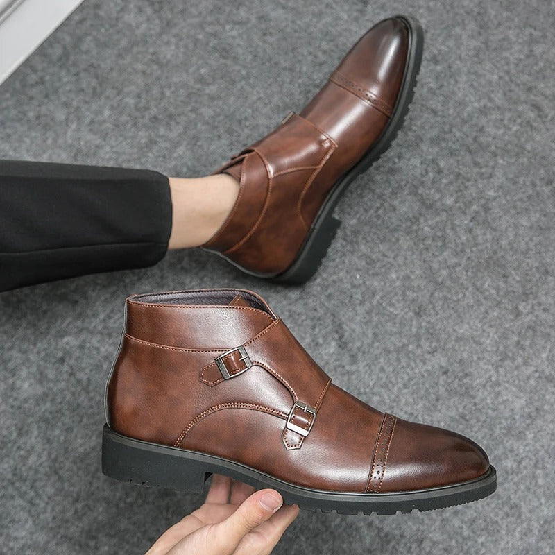 JansenStyle™ ダレル|ダブルバックルブーツ