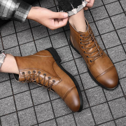 JansenStyle™ フロリス｜レザー製ブーツ