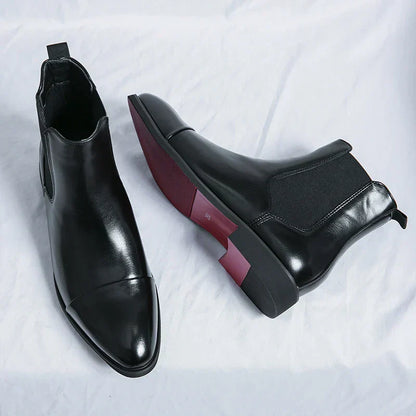 JansenStyle™ ダミアン｜レザー製チェルシーブーツ